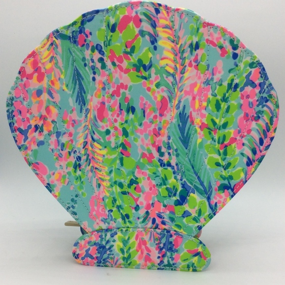 Lilly Pulitzer Sea Shell Cosmetic Case NEW - Picture 2 of 5